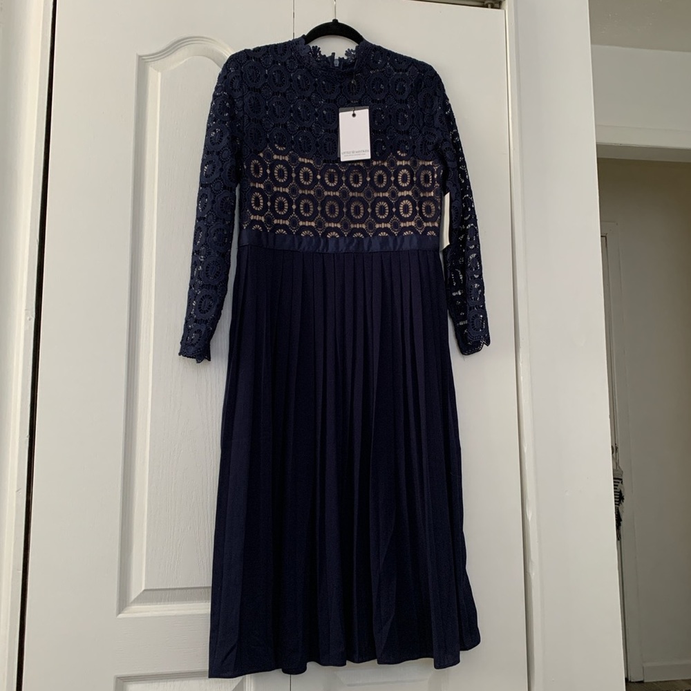 Navy party dress